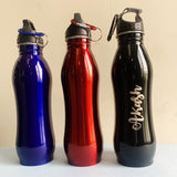 CUSTOMIZED NAME ENGRAVED STAINLESS STEEL 750 ML BOTTLE-PANIPB001
