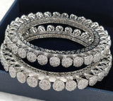 ELEGANT STONE BANGLES FOR WOMEN-SKDJ3PCBW001