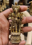 BRASS ANTIQUE FINISH  KRISHNA IDOL FOR POOJA -SGTKI001