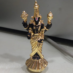 24 K Gold plated Lord Balaji Idol  -SGWBI001