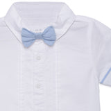 COOL BLUE AND WHITE DRESS FOR BABY BOYS-AAKBBD001