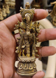 BRASS ANTIQUE FINISH  KRISHNA IDOL FOR POOJA -SGTKI001