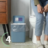Smart Dustbin | Touch-Free Trash | Automatic Garbage Can | Infrared Motion Sensor with Lid | Best for Kitchen Bathroom Office Bedroom /Chargeable