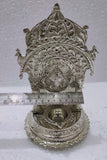 Antique German Silver washable Temple Model Ganesh Diya  limited edition exclusive collection-SIL001DG