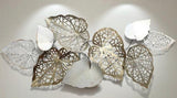 Metal Wall Leaf Interior Wall Decoration with LED Lighting  for Home Decor-BADG3HDWD001L
