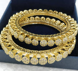 ELEGANT STONE BANGLES FOR WOMEN-SKDJ3PCBW001