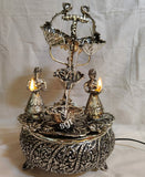 ANTIQUE FINISH GERMAN SILVER LADY DIYA FOUNTAIN -SNGSF001