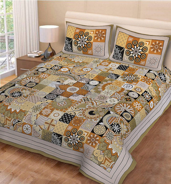 Double bed cotton bedsheets TT15