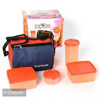 Buy Topware Lunch Box - 4 Containers with bag Online @ ₹299 from ShopClues