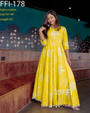 Fashion floor India yellow long KURTIS