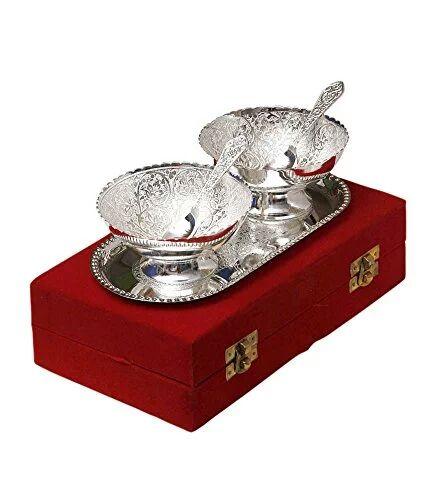 SILVER & GOLD PLATED MULTIPURPOSE BOWLS
