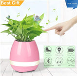 Smart Music Flower Pot With Bluetooth Speaker And LED Night Light