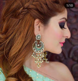 Chandelier  meenakari designer chandbali