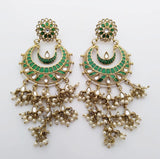 Chandelier  meenakari designer chandbali