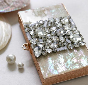 Mother of pearl clutch