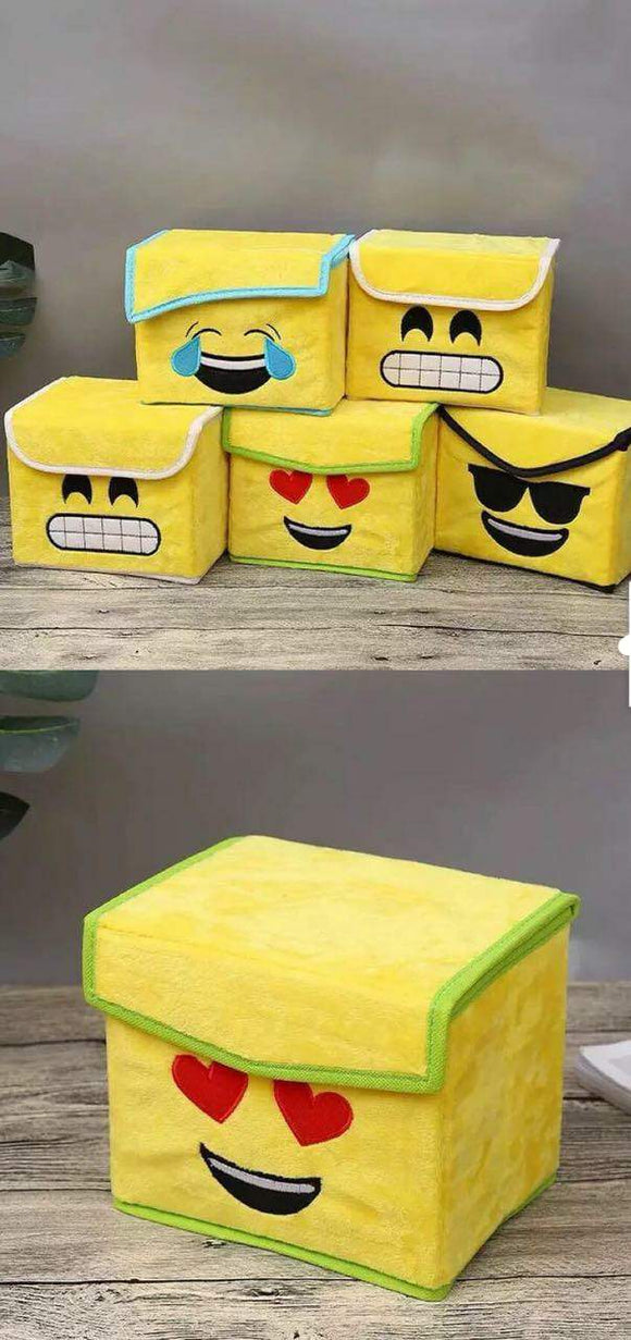 Smiley cute mini storage box