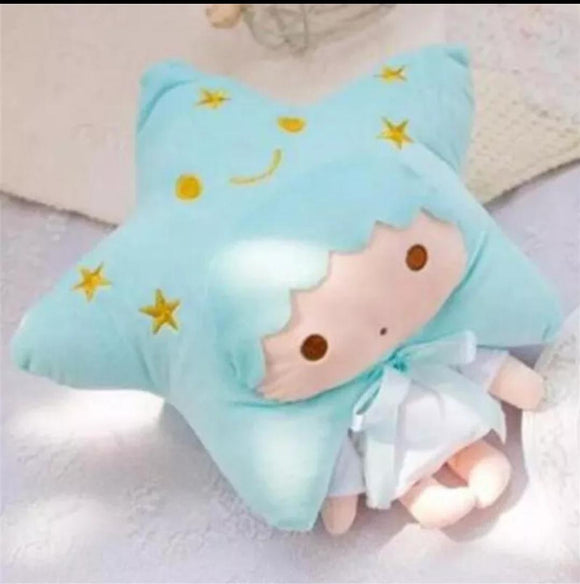 My Little Blue star pillow cum blanket
