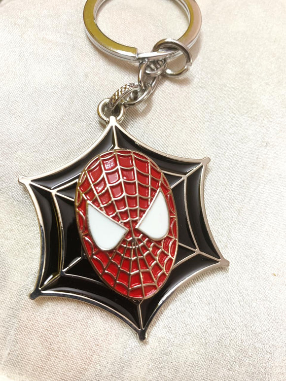 Spider Man revolving metal keychain for men/Women and kids