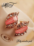 Beautiful stud earrings in stunning colours