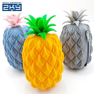 Pineapple Silicon Pouches for kids