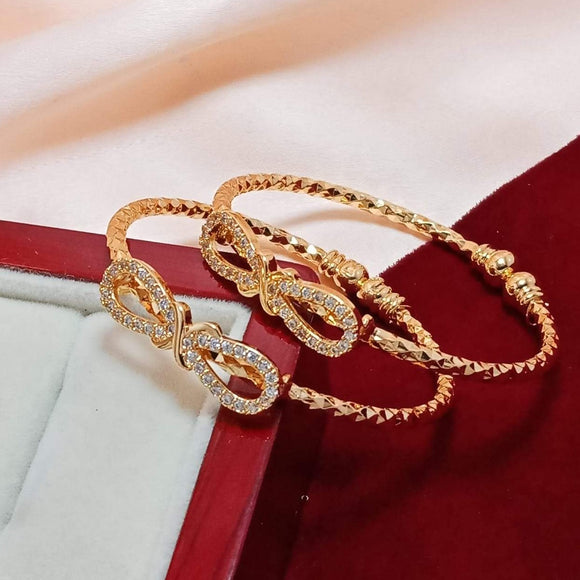 Priyaasi Artificial Stones Gold Plated Bangle Set Buy Priyaasi Artificial  Stones Gold Plated Bangle Set Online at Best Price in India  Nykaa