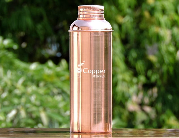 Copper Fanta Bottle for Carrying Drinking Water in Style.