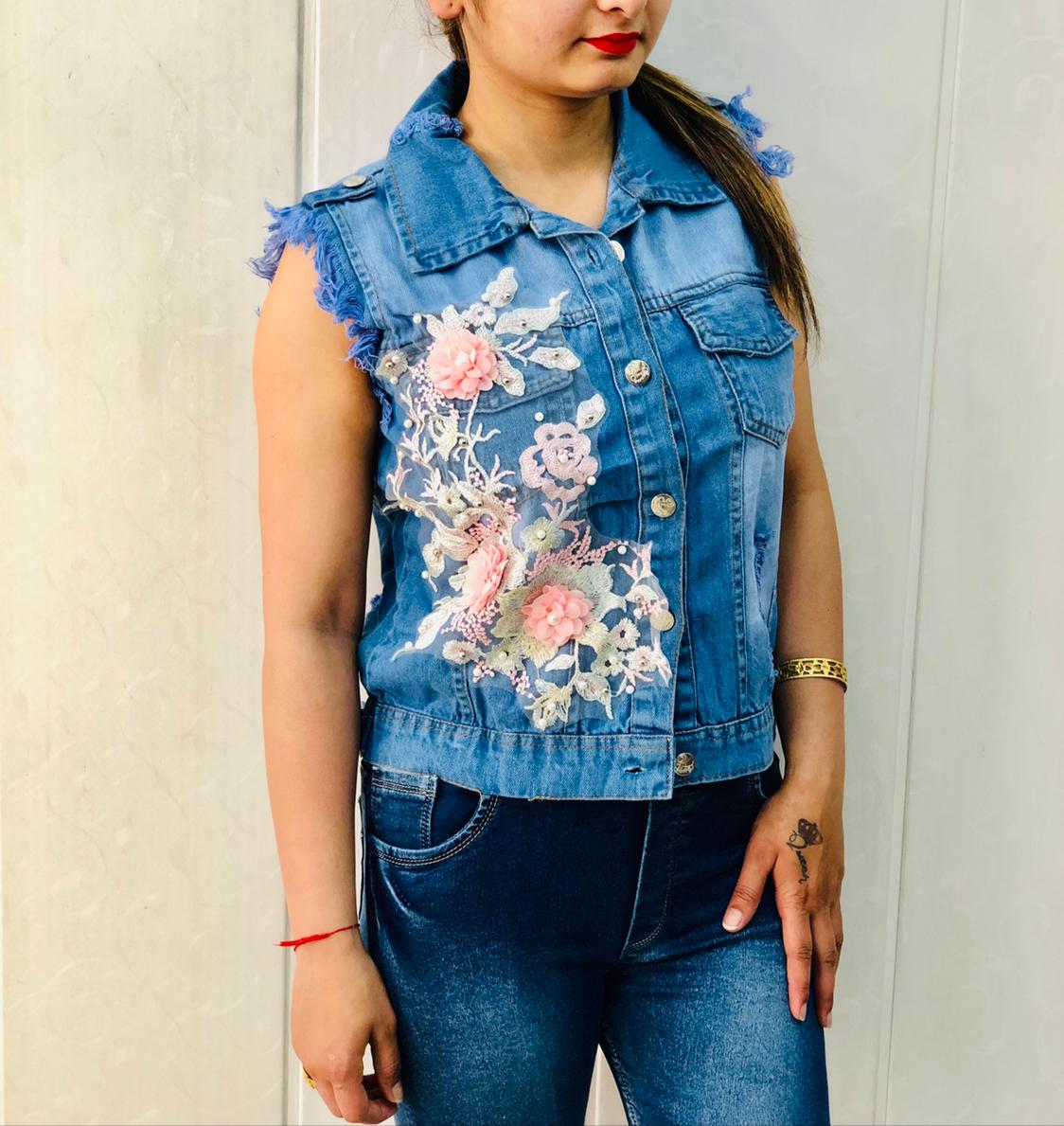 Denim jacket for women – - Main Image