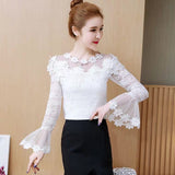 Beautiful White flower lace top.