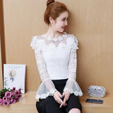 Beautiful White flower lace top.