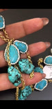 Turquoise Blue Onyx Chain