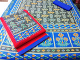 Salwar Suit Material with Gadwal silk duppatta.