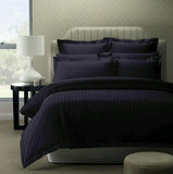 Pure Cotton with Satin Stripes Double Bedsheets.