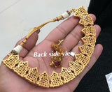 Matte Finish Ganesha Necklace Set.