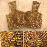 Readymade Blouse with Beads and sequins
