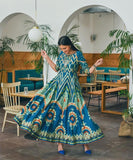 Sea Breeze Blue Designer Kurti for Women