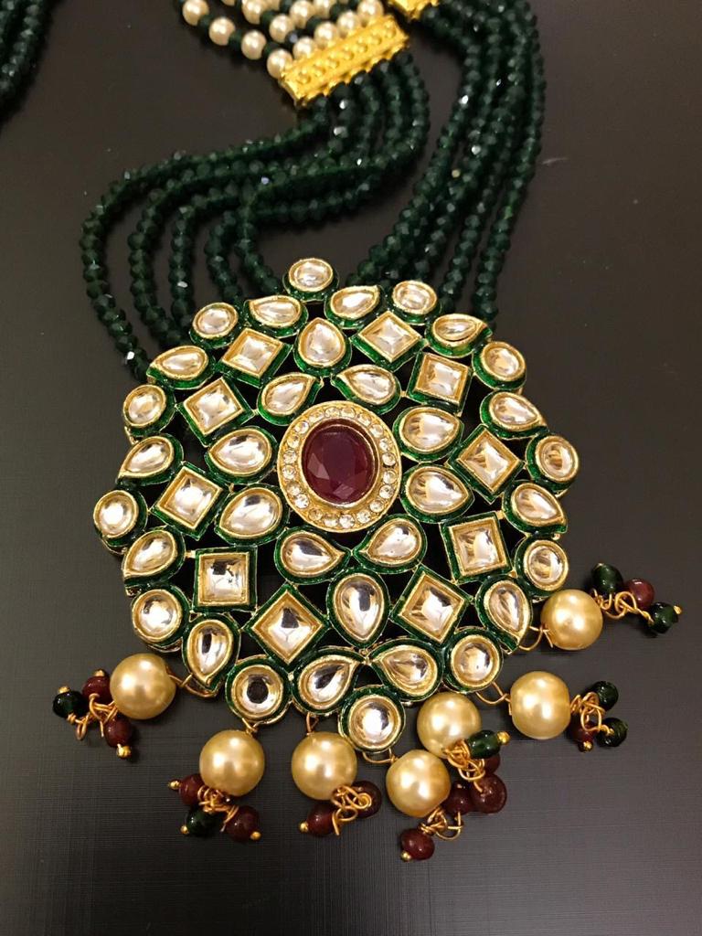 ORIGINAL KUNDAN LONG NECKLACE SET FOR WOMEN -MOELNS01 –