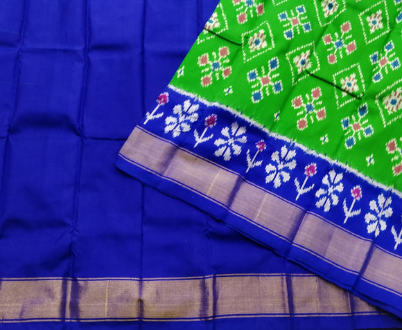 Ikkat Pochampally Handloom Pure Silk Kids Lehenga Blouse Material -KL03