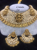 SURYA KANTHI DESIGNER LAKSHMI NECKLACE SET FOR WOMEN -RGNS001
