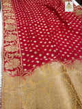 Full Embroidered Chanderi Salwar Suit Material with Gota Patti Work-FWSSM001