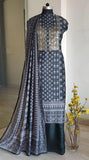 Beautiful Digital Printed Chanderi Suit with Sequins Work -SSM002