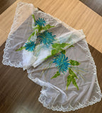 Cotton top with  white kota embroidery with White Chikan work Palazzo-PWVSSM001