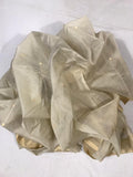 RAJ GARANA CREAM COLOR ORIGINAL AUTHENTIC CHANDERI SILK COTTON SAREE WITH GOLD ZARI AND BUTTIES-OACSS-001