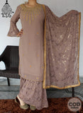 GEORGETTE KURTA GHARARA WITH DUPATTA-OFZ001