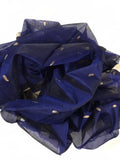 DEEP BLUE PAISLEY DESIGNER CHANDERI SILK COTTON SAREE FOR WOMEN-SADBCS001