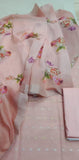 PINK  CHANDERI FLOWER PRINT PASTEL DUPATTA AND SALWAR SUIT MATERIAL-HEC001SSM