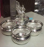 German Silver Washable 4 Cups Panchwala life Time usable-SGWOO2P