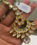 DIWANEE  TRADITIONAL  BRIDAL KUNDAN MAANG TIKKA FOR WOMEN-SKDMT002