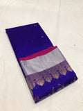 GOLDEN PARROTS  ORIGINAL AUTHENTIC CHANDERI SILK AND COTTON SAREE FOR WOMEN-SACS0011