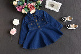 HIGH QUALITY DENIM FROCK FOR GIRLS-SKDKDG001
