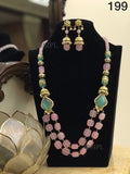 ELEGANT STONES NECKLACE SET FOR WOMEN-MOENSW001